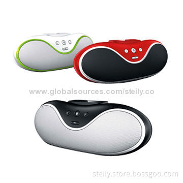 Best-quality 2.0-channel Wireless Bluetooth Speakers for Smartphones, ABS + Metal Grill Materials